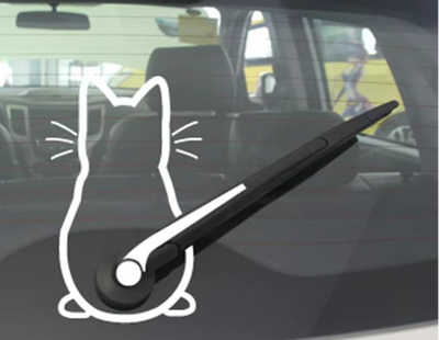 Autocollant chat pour voiture ou décoration intérieure