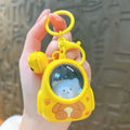 Porte-clés Veilleuse Mignon Ours Kawaii pour Sac - Lumière Ambiante
