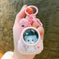 Porte-clés Veilleuse Mignon Ours Kawaii pour Sac - Lumière Ambiante