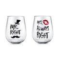 Set de 2 tasses 3D en céramique avec motif chats pour couple - Cadeau Saint Valentin