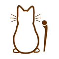Autocollant chat pour voiture ou décoration intérieure