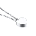 Collier pendentif cœur ouvrable Vnox en acier inoxydable pour souvenir animal de compagnie