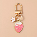 Porte-clés en Émail Chat - Accessoire mignon pour sac