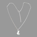 Collier élégant en acier inoxydable