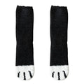 Chaussettes blanches kawaii avec motifs 3D chien et chat pour femmes - Chaudes et confortables