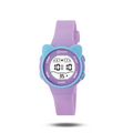 Montre électronique waterproof pour enfants avec motif chat