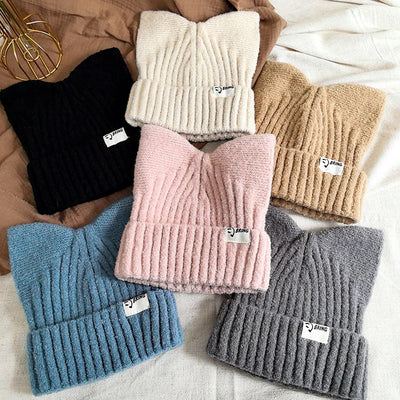 Bonnet à oreilles de chat pour femmes - Chaud et tendance