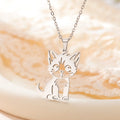 Collier pendentif Chaton Cazador en acier inoxydable - Bijoux pour femmes