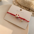 Bracelet kawaii chat en céramique ajustable