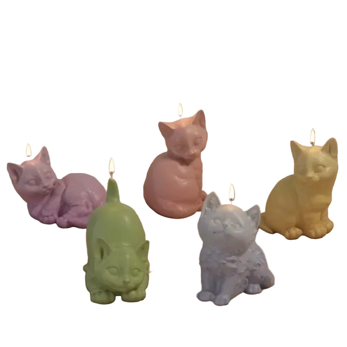 Moule en silicone 3D - Chatons mignon pour DIY