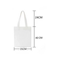 Sac en toile Koffie Kat grand format pour le shopping