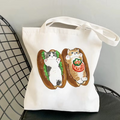Sac tote avec motif chaton en toile
