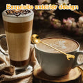 Cuillère à chat en acier inoxydable - Cuillère à café et à thé mignonne