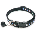 Collier nylon réglable pour chat et chiot avec imprimé et clochettes