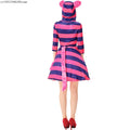 Déguisement Alice Chat au Pays des Merveilles pour Filles et Femmes - Costume Chat du Cheshire 2025