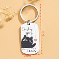 Porte-clés en forme de chat noir pour amoureux des félins