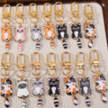 Porte-clés Chat Kawaii en Métal - Accessoire Mode et Cadeau Idéal