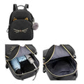 Sac à dos en simili cuir chat