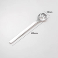 Cuillère en inox design pour desserts et boissons