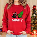 Pull de Noël pour femme à manches longues