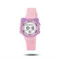 Montre électronique waterproof pour enfants avec motif chat