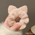 Bandeau de cheveux oreilles de chat coréennes - Peluche douce et élastique