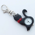 Porte-clés Horloge en Forme de Chat