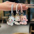 Porte-clés chat mignon 5 cm - Accessoire suspendu style coréen