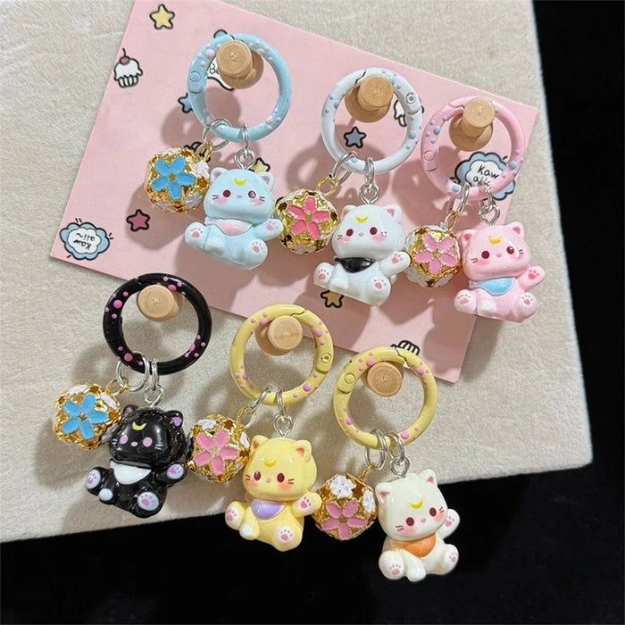 Porte-clés chat mignon 5 cm design coréen