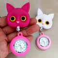 Montre Bobine Badge 3D Petit Chat Infirmière Médecin Hôpital - CatNShop