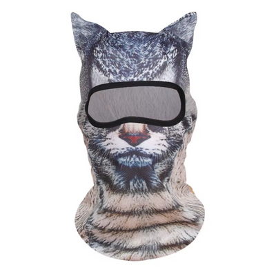 Bonnet 3D Chat pour Ski et Festivals