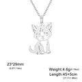 Collier pendentif Chaton Cazador en acier inoxydable - Bijoux pour femmes