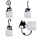Autocollant chat pour interrupteur mural – Décoration chambre d'enfants et plus