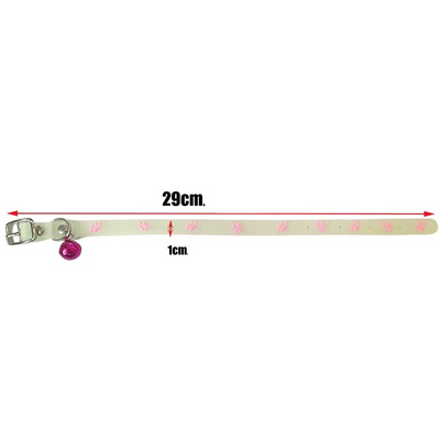 Collier lumineux réglable pour chat et petit chien