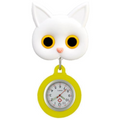 Horloge de poche chat mignon en 3D