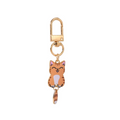 Porte-clés chat mignon en métal