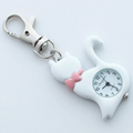 Porte-clés Horloge en Forme de Chat