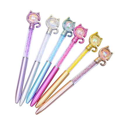 Stylos en forme de queue de chat - 10 pièces