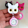 Montre Bobine Badge 3D Petit Chat Infirmière Médecin Hôpital - CatNShop