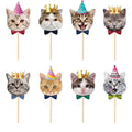 8 Décorations de Gâteau Thématiques Chats