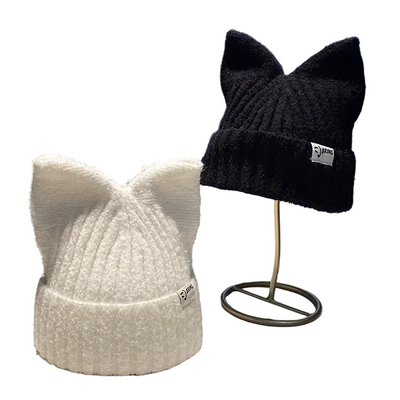 Bonnet à oreilles de chat pour femmes - Chaud et tendance