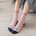 Lot de 5 paires de chaussettes pour femmes avec motifs de chats - Confortables et amusantes