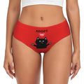 Culotte Femme Chat Noir Décontractée et Amusante