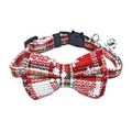 Collier pour chat avec nœud papillon et clochette