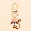 Porte-clés Kawaii Chat en Émail - Accessoire Mignon