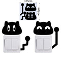 Autocollant mural chat en vinyle pour décoration enfant