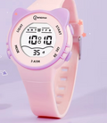 Montre électronique waterproof pour enfants avec motif chat