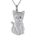 Collier élégant pour femmes avec pendentif chat