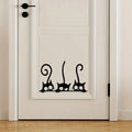 Autocollant Mural Chat Noir pour Décoration de Chambre