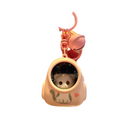 Porte-clés Astronaute avec Chat Lumineux
